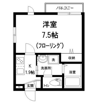北区賃貸マンション・1K