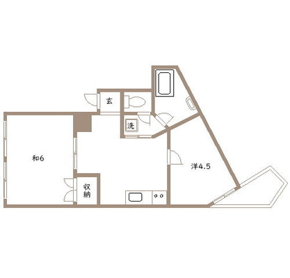北区 マンション 2K