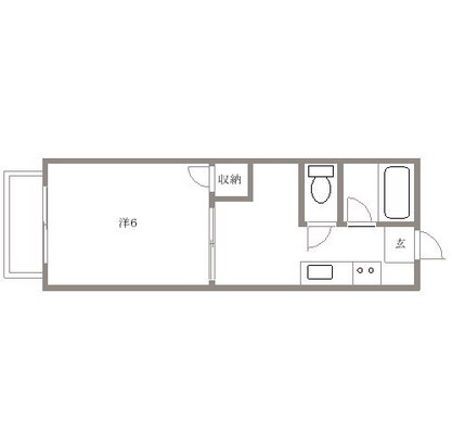 北区 マンション 1DK
