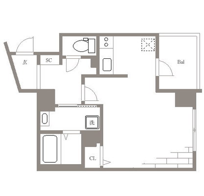 北区 マンション 1R