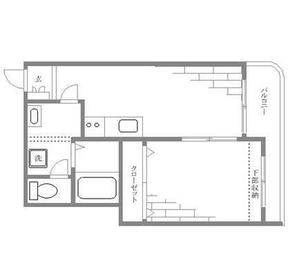 北区 マンション 1DK