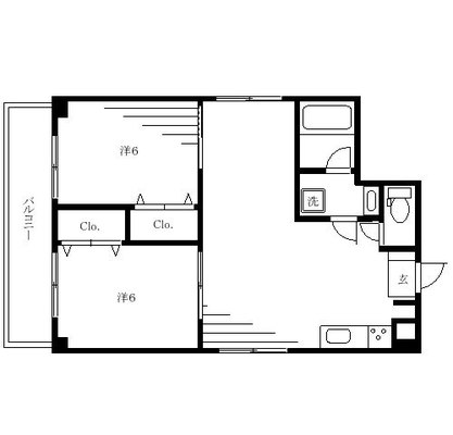 北区 マンション 2LDK
