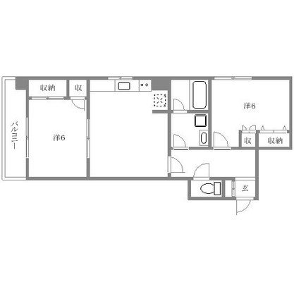 北区 マンション 2LDK