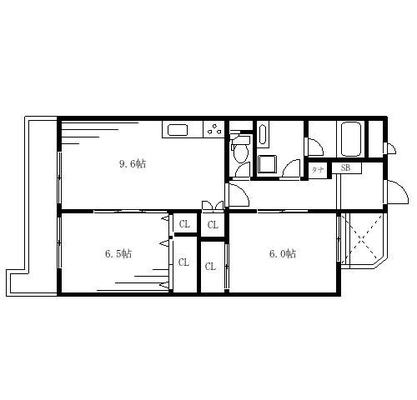 北区 マンション 2DK