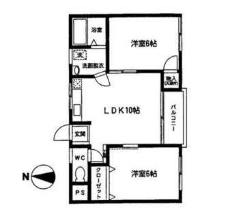 東京都北区浮間２丁目 賃貸マンション 2LDK
