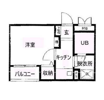 東京都北区滝野川６丁目 賃貸マンション 1K