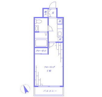 東京都北区滝野川３丁目 賃貸マンション 1K