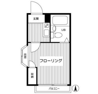 東京都北区神谷２丁目 賃貸マンション 1K