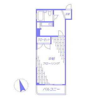 東京都北区中里１丁目 賃貸マンション 1K