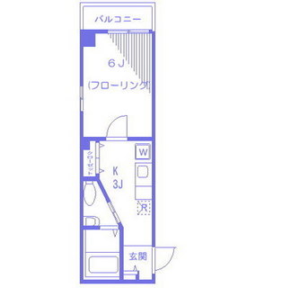 東京都北区田端５丁目 賃貸マンション 1K