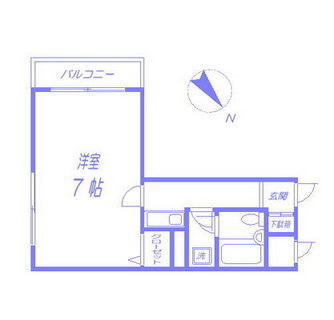 東京都北区滝野川６丁目 賃貸マンション 1K