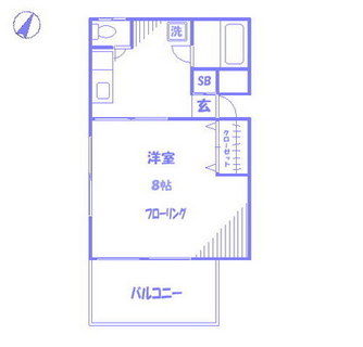 東京都北区滝野川３丁目 賃貸マンション 1K