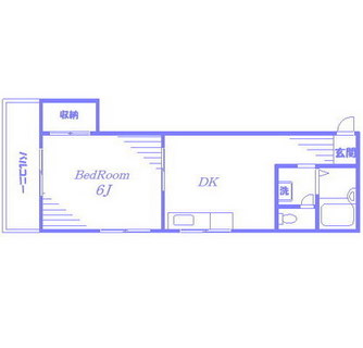 東京都北区滝野川７丁目 賃貸マンション 1DK