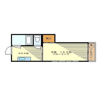 東京都北区滝野川６丁目 賃貸マンション 1DK