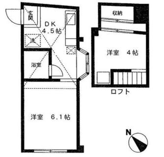 東京都北区滝野川４丁目 賃貸マンション 1DK