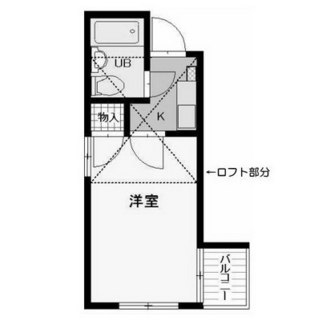 東京都北区岸町２丁目 賃貸アパート 1K