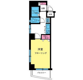 東京都北区東十条２丁目 賃貸マンション 1DK