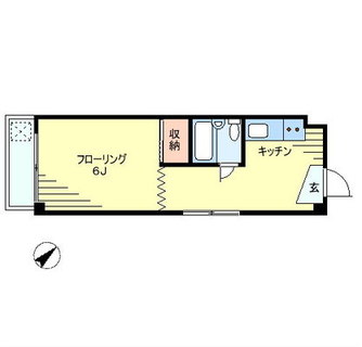 東京都北区中里１丁目 賃貸マンション 1K