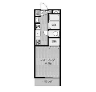 東京都北区上十条１丁目 賃貸アパート 1K