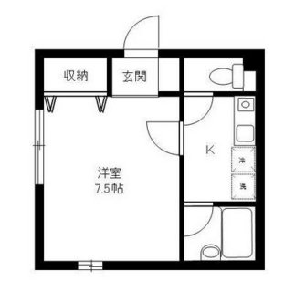 東京都北区志茂５丁目 賃貸マンション 1K