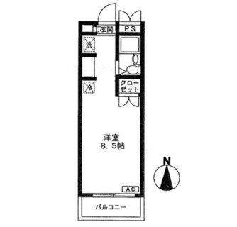 東京都北区中里３丁目 賃貸マンション 1R