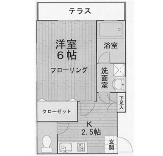 東京都北区滝野川２丁目 賃貸アパート 1K