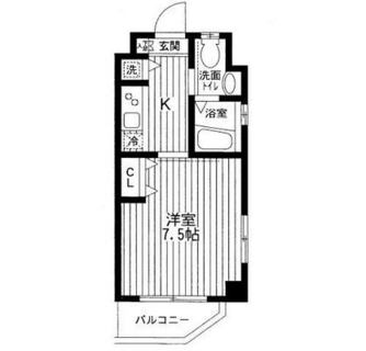 東京都北区中十条２丁目 賃貸マンション 1K