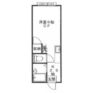 東京都北区西が丘１丁目 賃貸アパート 1K