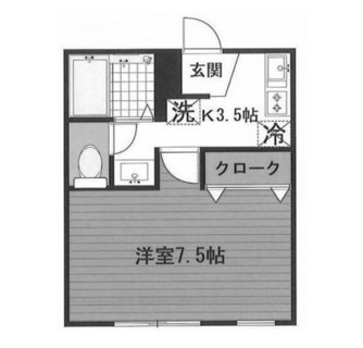 東京都北区滝野川１丁目 賃貸アパート 1K