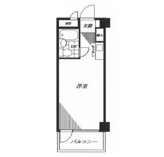 東京都北区滝野川７丁目 賃貸マンション 1R