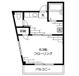 東京都北区滝野川３丁目 賃貸マンション 1K