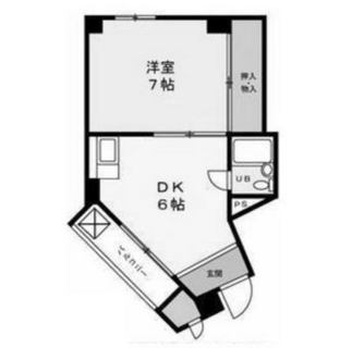 東京都北区豊島１丁目 賃貸マンション 1DK