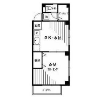 東京都北区上十条３丁目 賃貸マンション 1DK