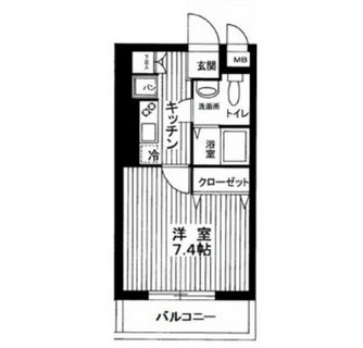 東京都北区赤羽３丁目 賃貸マンション 1K