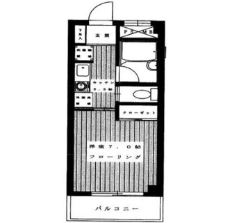 東京都北区岩淵町 賃貸マンション 1K