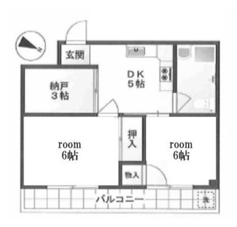 東京都北区赤羽３丁目 賃貸マンション 2SSK