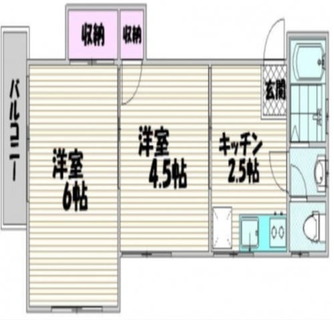 東京都北区滝野川１丁目 賃貸マンション 2K