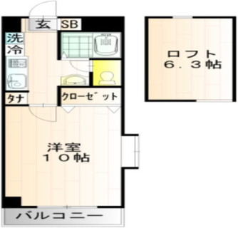 東京都北区赤羽北２丁目 賃貸マンション 1K