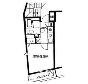 東京都北区田端１丁目 賃貸マンション 1K