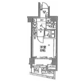 東京都北区岩淵町 賃貸マンション 1K