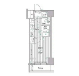 東京都北区滝野川３丁目 賃貸マンション 1K