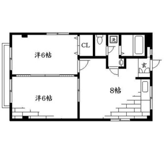 東京都北区岸町１丁目 賃貸マンション 2DK