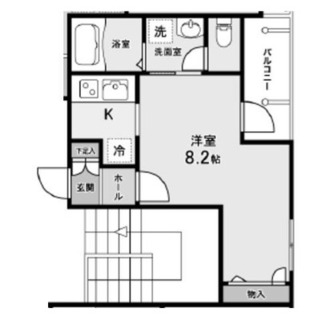 東京都北区田端２丁目 賃貸マンション 1K