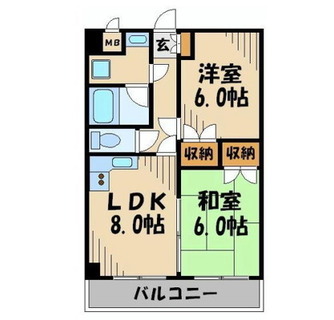 東京都北区志茂３丁目 賃貸マンション 2LDK