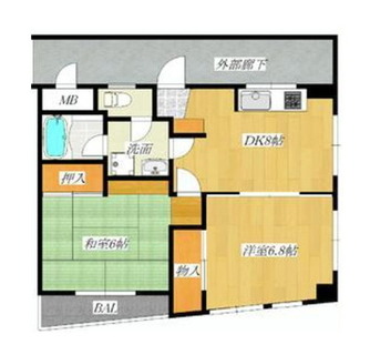 東京都北区志茂２丁目 賃貸マンション 2DK