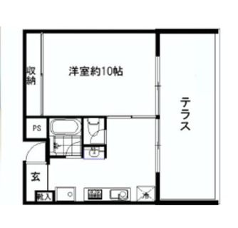 東京都北区岩淵町 賃貸マンション 1DK
