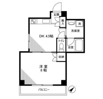 東京都北区滝野川６丁目 賃貸マンション 1DK