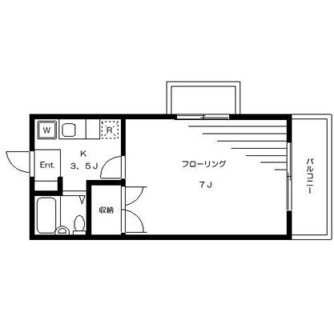 東京都北区豊島８丁目 賃貸マンション 1K