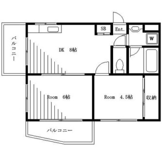 東京都北区十条仲原３丁目 賃貸マンション 2DK