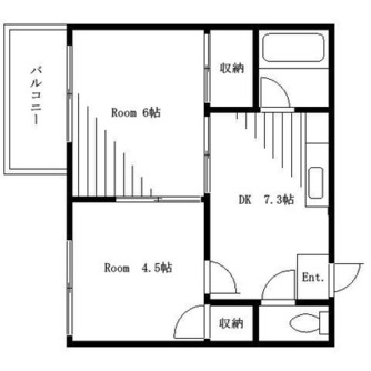 東京都北区中十条３丁目 賃貸アパート 2DK